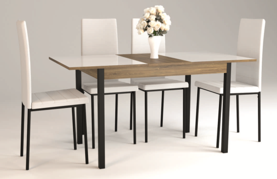 Стол Рим-Р 1150 (1500) х 750мм (Без опор)