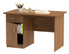 Стол письменный однотумбовый венге/левый
