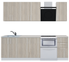 Кухня PLAIN sonoma 1,8м (Без столешницы, мойки, сушки)