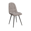 Стул Лувер  Nova 610 Велюр темно-серый (Без каркаса  №2) (Складская)