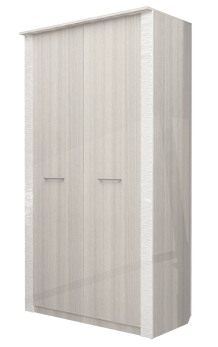 Спальня "Релана" Шкаф 2х-дверный анкор белый